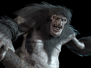 scandinavian troll Modèle 3D
