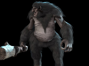 scandinavian troll Modèle 3D