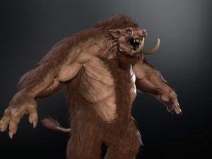 WereBoar Modelo 3D