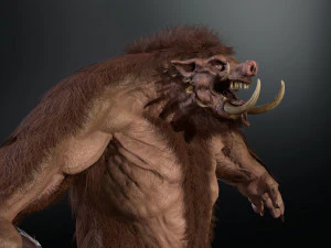 ОборотеньКабан 3D Модель