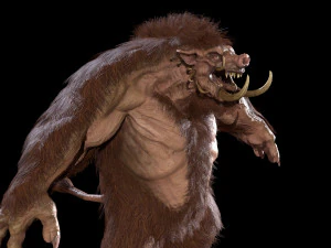 ОборотеньКабан 3D Модель