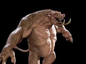 ОборотеньКабан 3D Модель