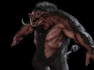 ОборотеньКабан 3D Модель