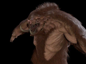 ОборотеньКабан 3D Модель