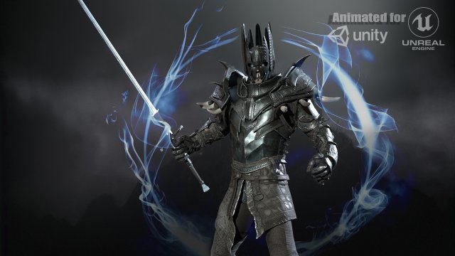 Death Knight 2 3D Model .c4d .max .obj .3ds .fbx .stl .blend 