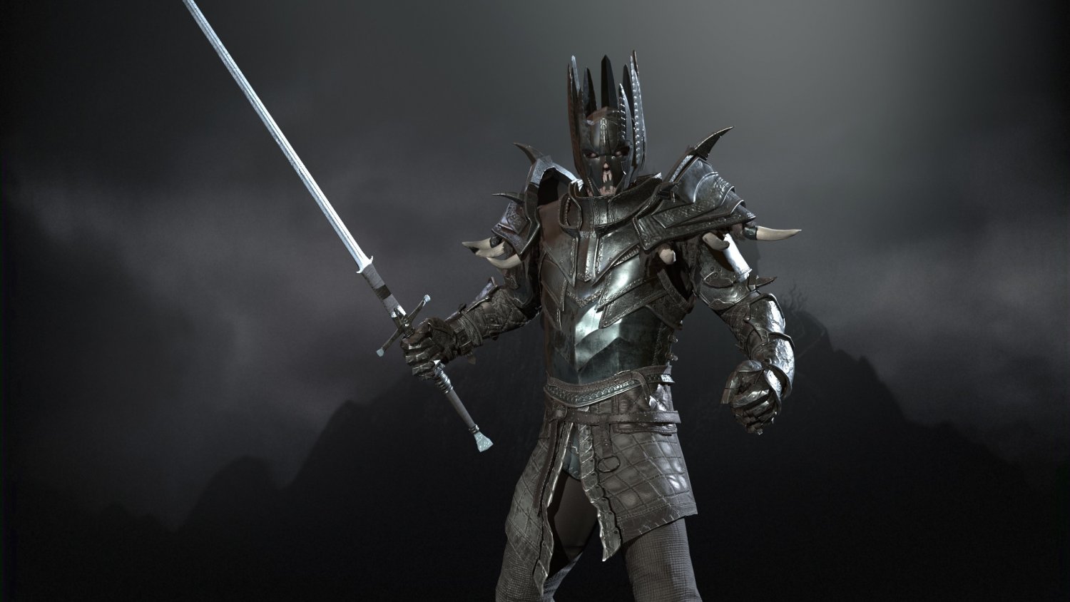 3d model knight