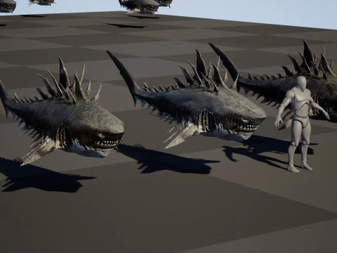 Squalo4 Modello 3D