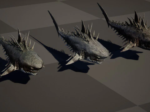 Squalo4 Modello 3D
