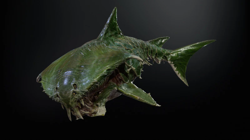 Shark7 3D Model .c4d .max .obj .3ds .fbx .stl .blend 