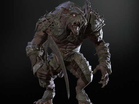 RatMan Warrior 3D Модель