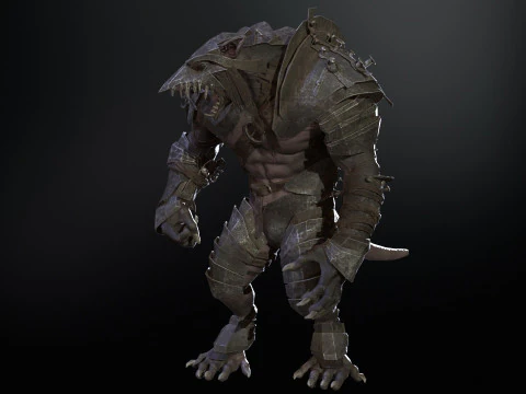 RatMan Warrior 3D Model