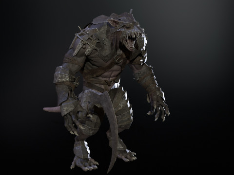 RatMan Warrior 3Dモデル