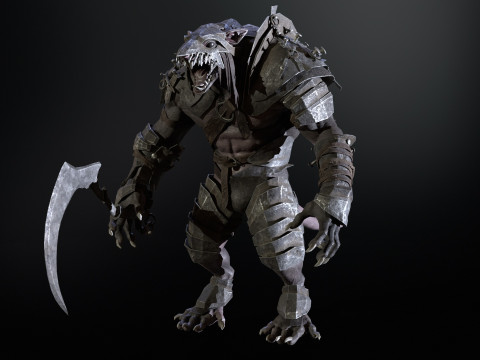 RatMan Warrior 3Dモデル