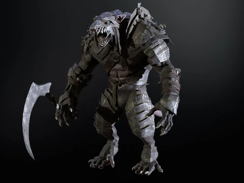 RatMan Warrior 3D Model