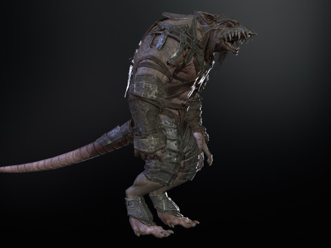 RatMan Warrior 3Dモデル