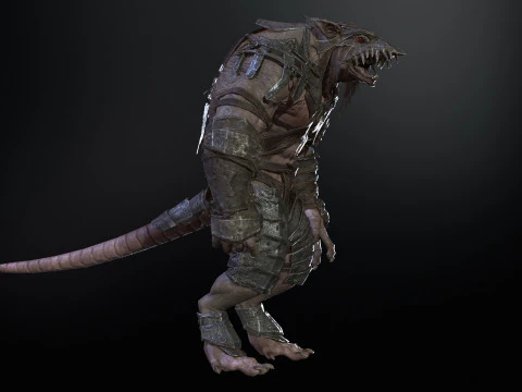 RatMan Warrior 3D Model