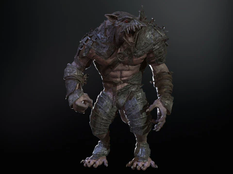RatMan Warrior 3D Model