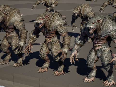 RatMan Warrior 3Dモデル