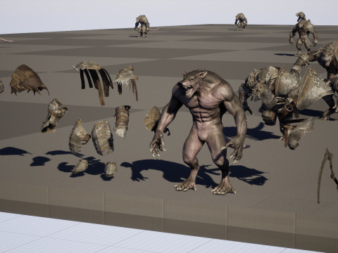 RatMan Warrior 3Dモデル