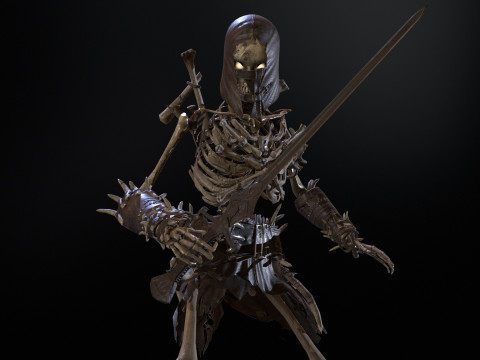 Skeleton5 3Dモデル
