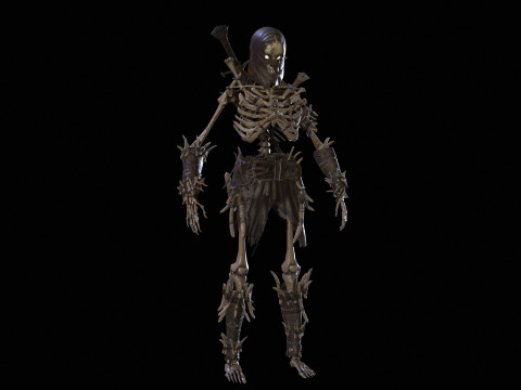 Skeleton5 3Dモデル