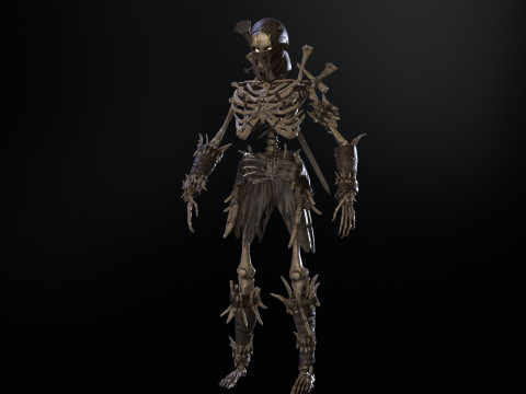 Skeleton5 3Dモデル