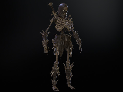 Skeleton5 3Dモデル