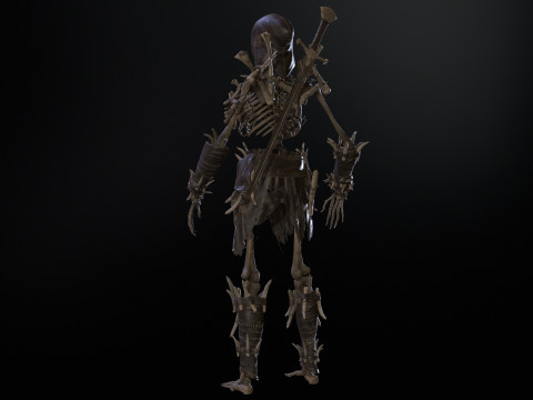 Skeleton5 3Dモデル