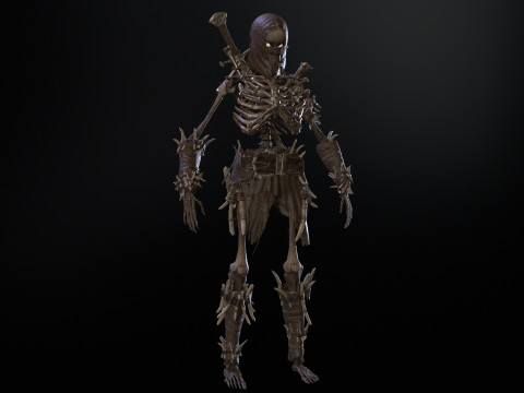 Skeleton5 3Dモデル