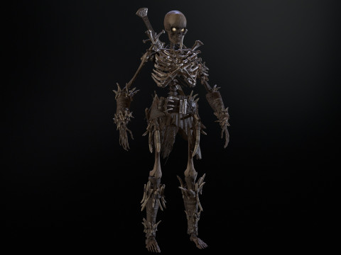 Skeleton5 3Dモデル