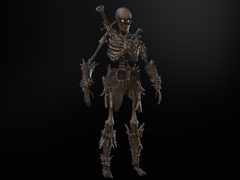 Skeleton5 3Dモデル