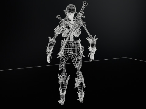 Skeleton5 3Dモデル
