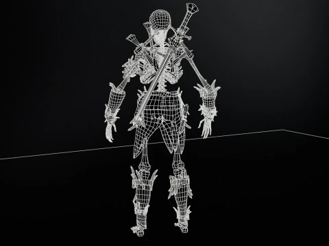 Skeleton5 3D Model