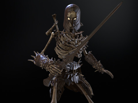 Skeleton5 3Dモデル
