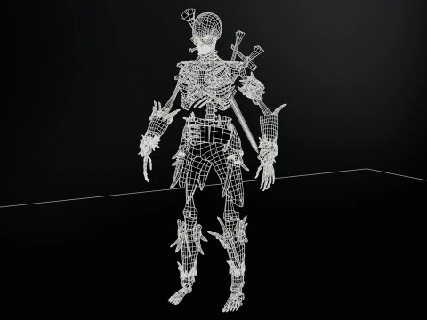 Skeleton5 3D Model