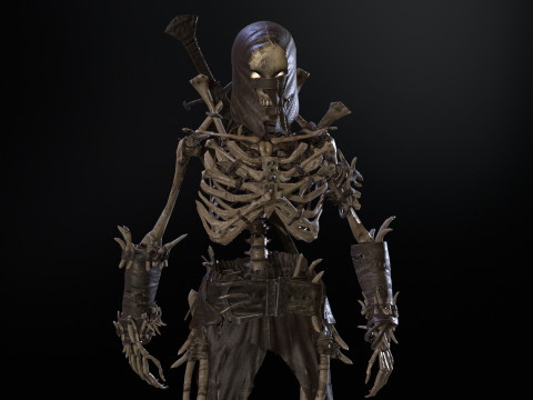 Skeleton5 3Dモデル