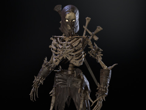 Skeleton5 3Dモデル