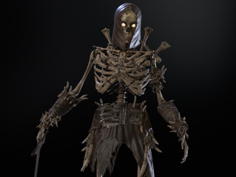 Skeleton5 3Dモデル