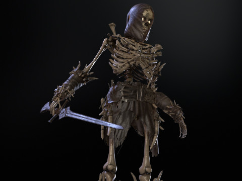 Skeleton5 3Dモデル