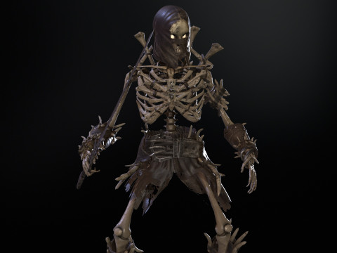 Skeleton5 3Dモデル