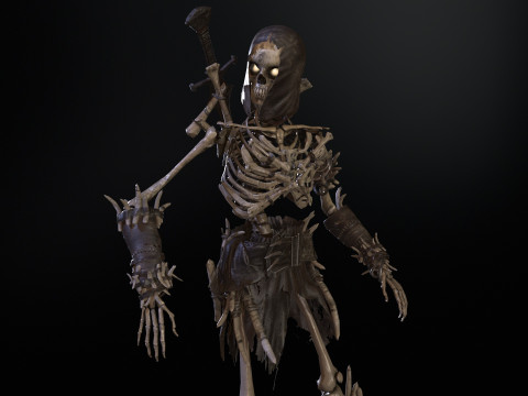 Skeleton5 3Dモデル
