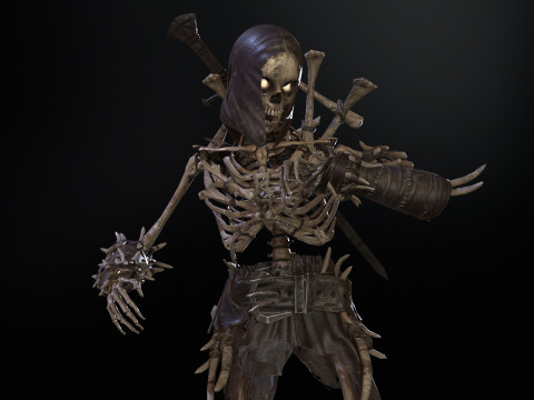 Skeleton5 3Dモデル