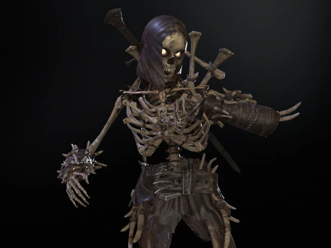 Skeleton5 3D Model