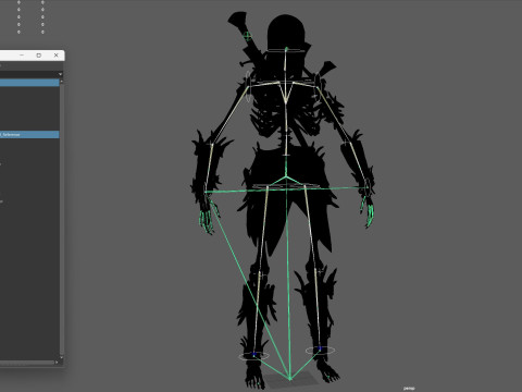 Skeleton5 3Dモデル