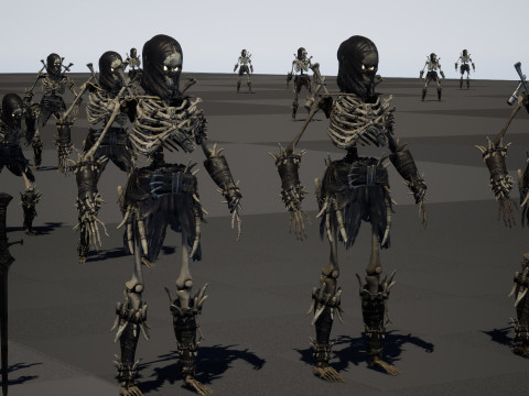 Skeleton5 3Dモデル