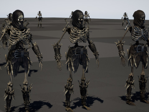 Skeleton5 3Dモデル