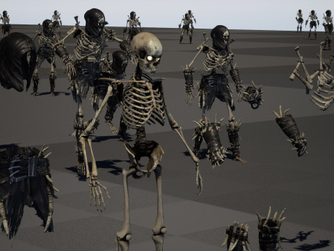 Skeleton5 3Dモデル