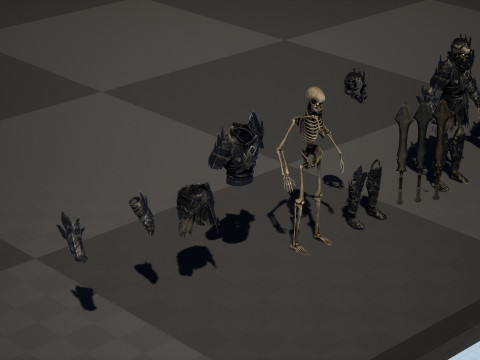 Skeleton6 3D मॉडल