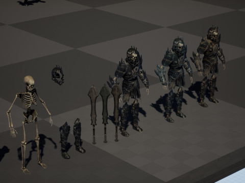 Skeleton6 3D मॉडल