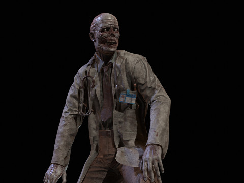 ZombieDoctor 3Dモデル